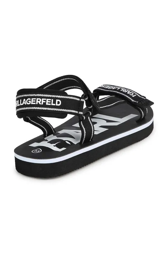 Otroški sandali Karl Lagerfeld Zunanjost: Tekstilni material Podplat: Sintetični material