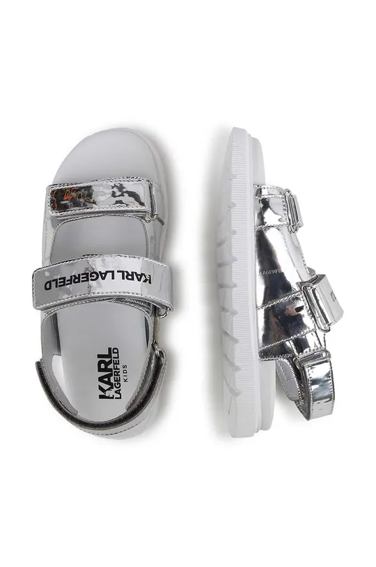 Detské kožené sandále Karl Lagerfeld