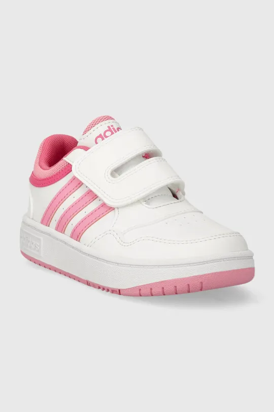 Παιδικά αθλητικά παπούτσια adidas Originals HOOPS 3.0 CF I λευκό