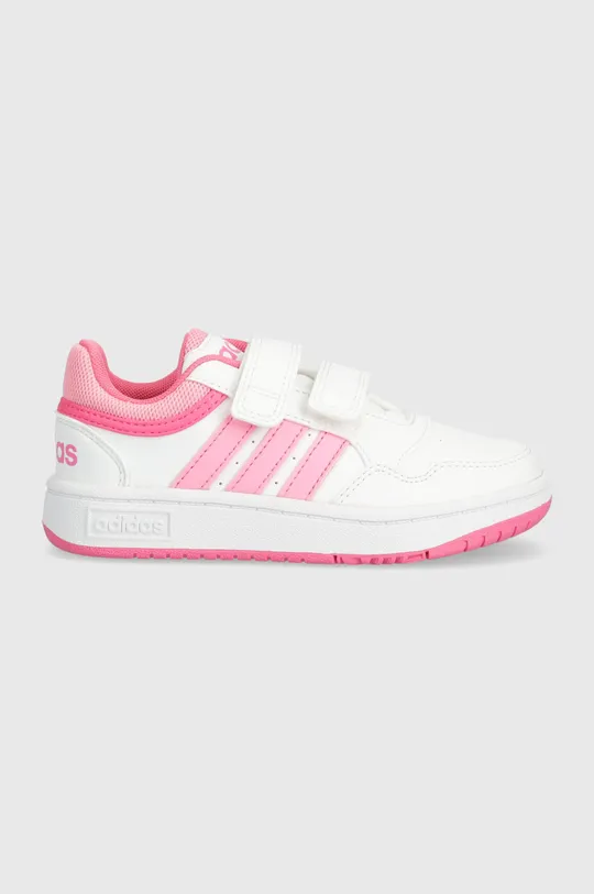 różowy adidas Originals sneakersy dziecięce HOOPS 3.0 CF C Dziewczęcy