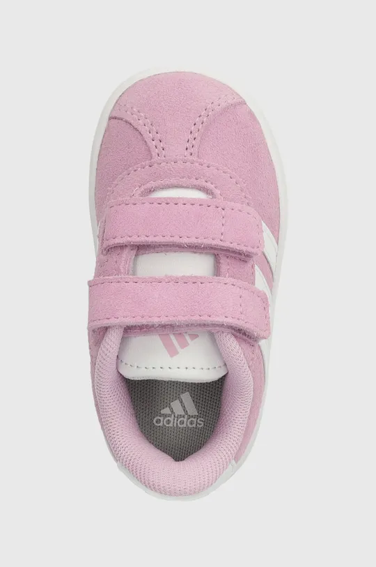 rózsaszín adidas gyerek velúr sportcipő VL COURT 3.0 CF I