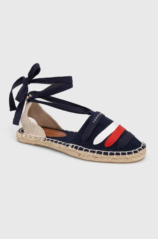 granatowy Tommy Hilfiger espadryle dziecięce Dziewczęcy