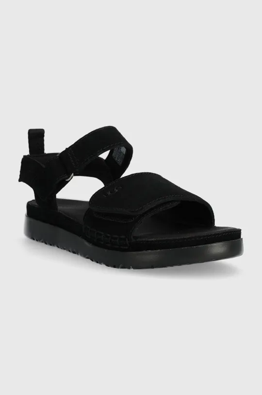 Detské semišové sandále UGG GOLDENSTAR čierna