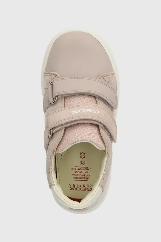 rosa Geox sneakers in camoscio per bambini BIGLIA