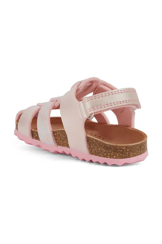 ružová Detské sandále Geox SANDAL CHALKI