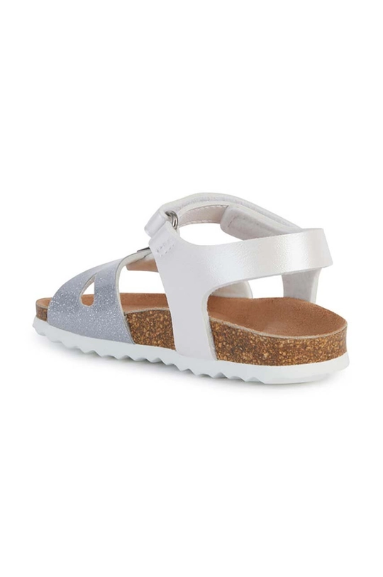 strieborná Detské sandále Geox SANDAL CHALKI