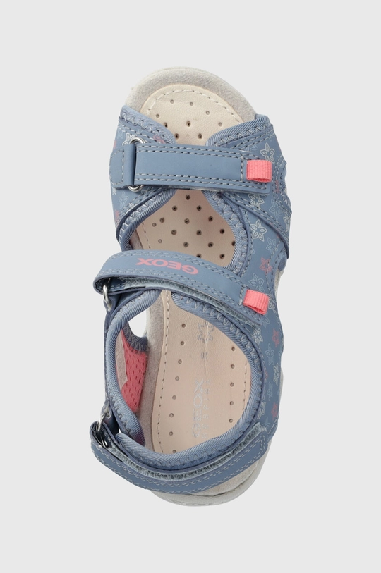 niebieski Geox sandały dziecięce SANDAL WHINBERRY