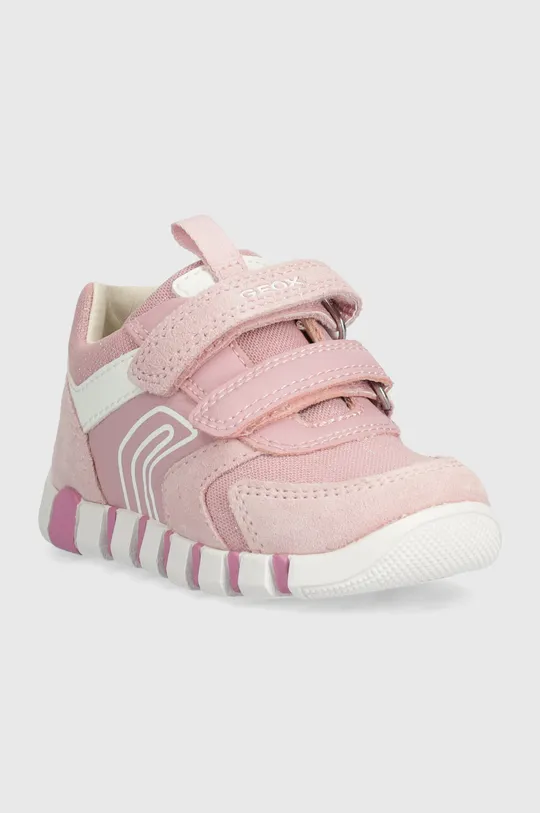 Παιδικά αθλητικά παπούτσια Geox IUPIDOO ροζ