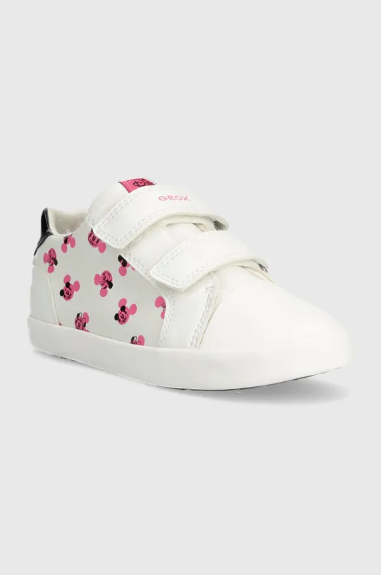 Παιδικά αθλητικά παπούτσια Geox x Disney λευκό