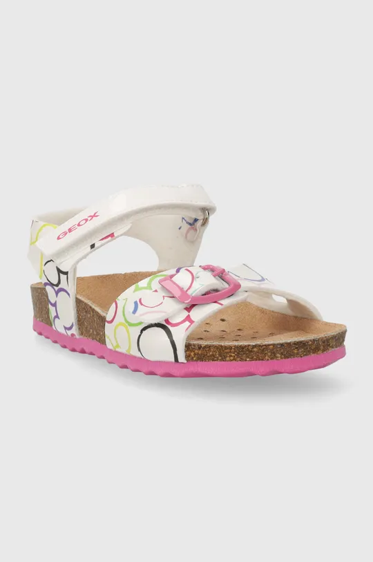 Geox sandali per bambini ADRIEL bianco