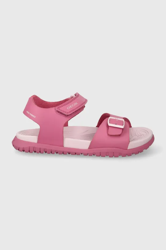 розовый Детские сандалии Geox SANDAL FUSBETTO Для девочек