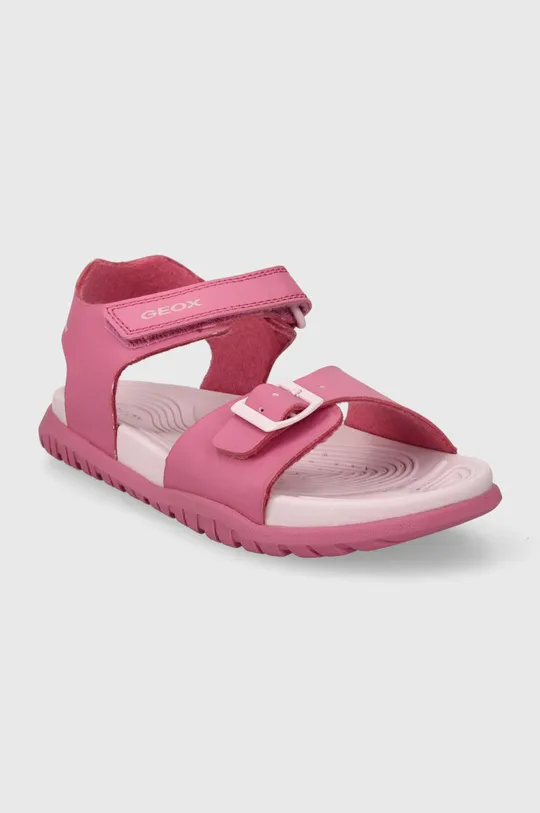 Detské sandále Geox SANDAL FUSBETTO ružová