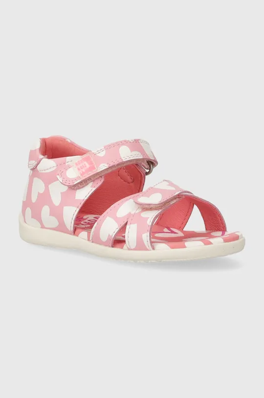 розовый Детские кожаные сандалии Agatha Ruiz de la Prada Для девочек