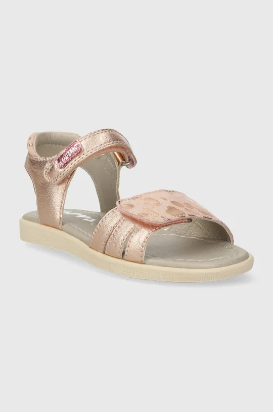 Detské kožené sandále Garvalin ružová
