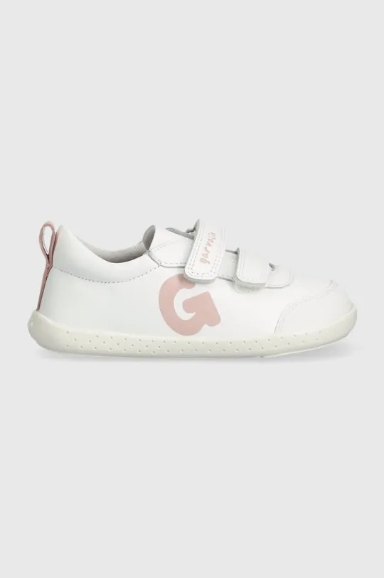 Παιδικά δερμάτινα αθλητικά παπούτσια Garvalin λευκό