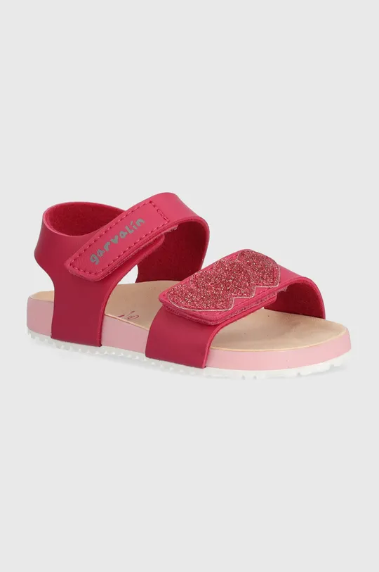 рожевий Дитячі шкіряні сандалі Garvalin Для дівчаток