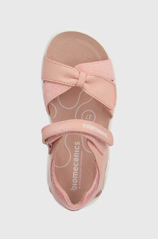 розовый Детские кожаные сандалии Biomecanics