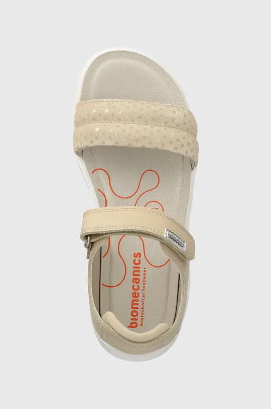 beige Biomecanics sandali in pelle bambino/a