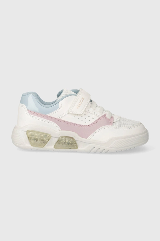 Geox scarpe da ginnastica per bambini finta pelle fiore rosa J45HPA.0BUAS.28.31