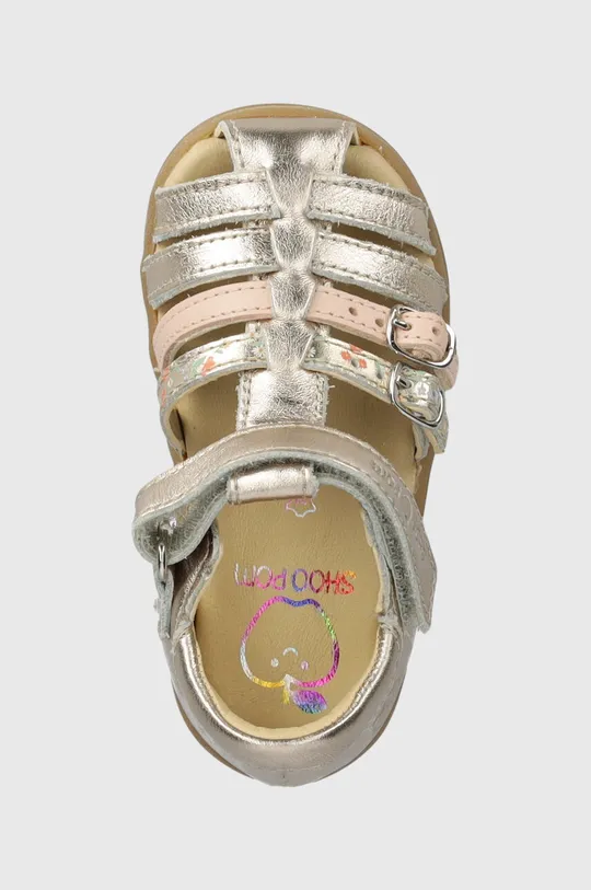 zlatá Detské kožené sandále Shoo Pom PIKA SPART