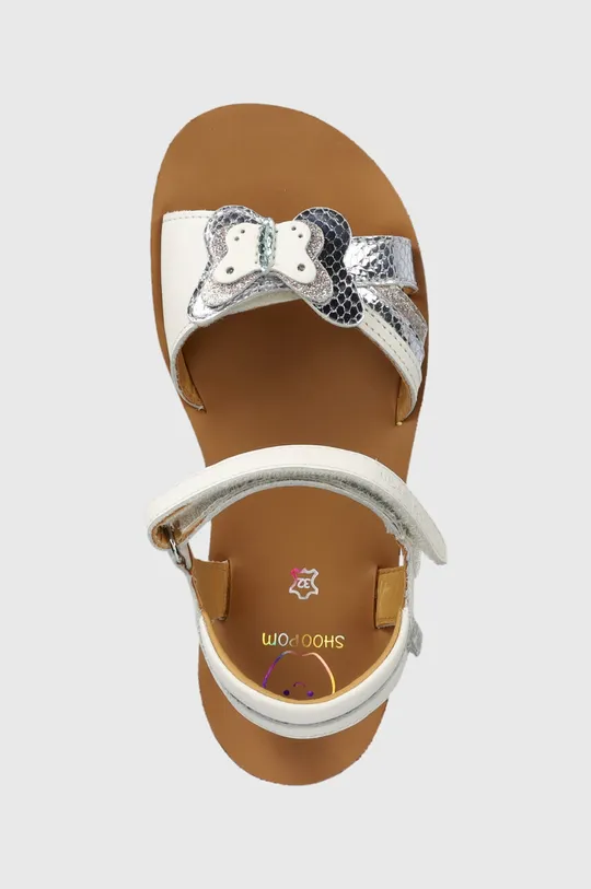 biela Detské kožené sandále Shoo Pom GOA FLY
