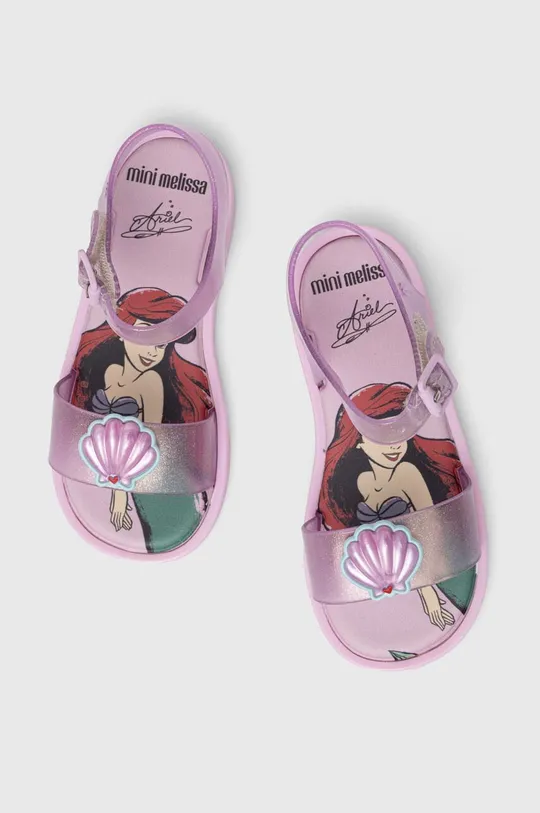 fialová Detské sandále Melissa MAR SANDAL DISNEY Dievčenský