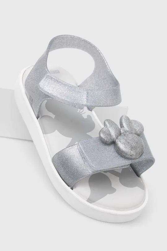 срібний Дитячі сандалі Melissa JUMP DISNEY 100 BB Для дівчаток