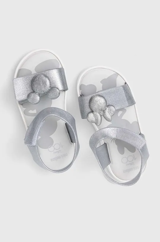 Дитячі сандалі Melissa JUMP DISNEY 100 BB срібний