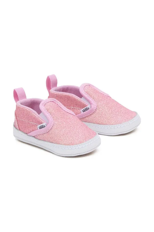 Παιδικά πάνινα παπούτσια Vans Slip-On V Crib ροζ