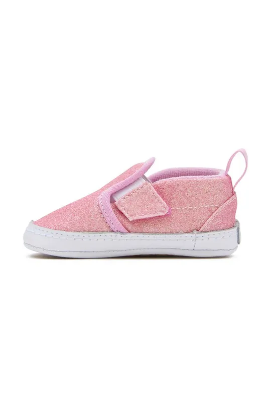 ροζ Παιδικά πάνινα παπούτσια Vans Slip-On V Crib