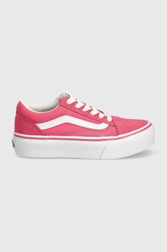Παιδικά πάνινα παπούτσια Vans UY Old Skool Platform ροζ