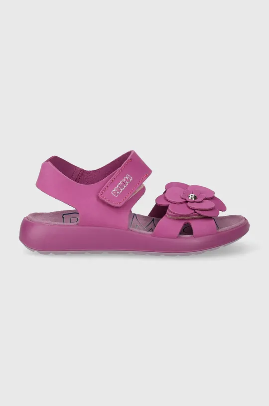 Дитячі замшеві сандалі Primigi рожевий