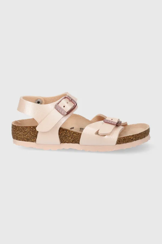 roza Otroški sandali Birkenstock Rio Kids BF Dekliški