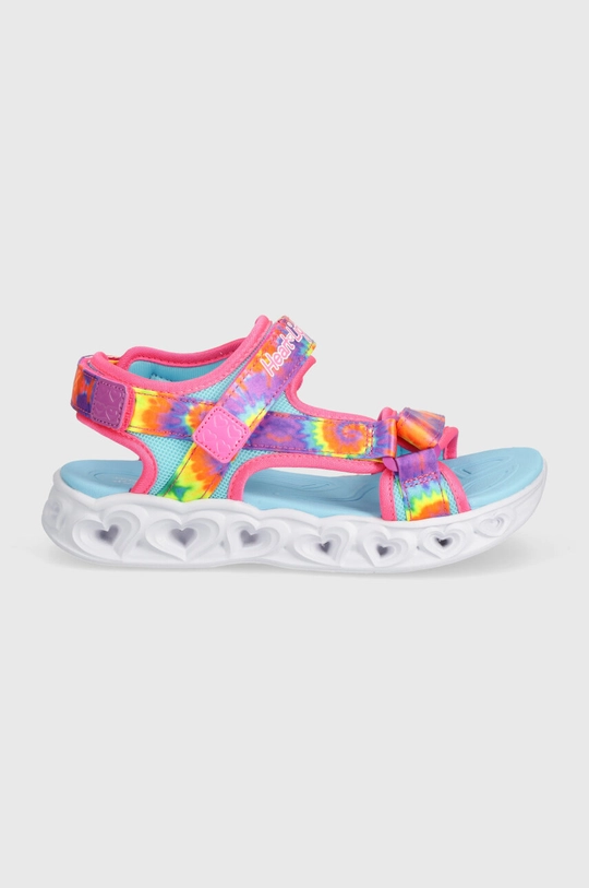 Παιδικά σανδάλια Skechers HEART LIGHTS SANDALS COLOR GROOVE ροζ