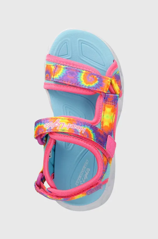 multicolore Skechers sandali per bambini HEART LIGHTS SANDALS COLOR GOOVE