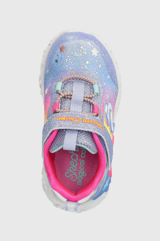 fioletowy Skechers sneakersy dziecięce UNICORN CHARMER TWILIGHT DREAM