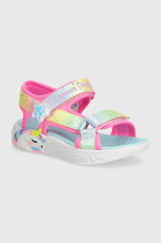 viacfarebná Detské sandále Skechers UNICORN DREAMS SANDAL MAJESTIC BLISS Dievčenský