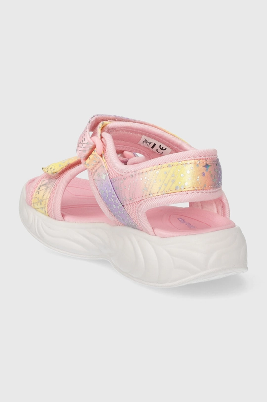 Skechers sandały dziecięce UNICORN DREAMS SANDAL MAJESTIC BLISS Cholewka: Materiał tekstylny, Wnętrze: Materiał syntetyczny, Materiał tekstylny, Podeszwa: Materiał syntetyczny