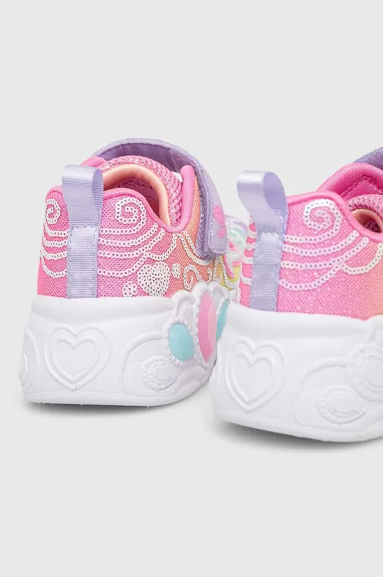 różowy Skechers sneakersy dziecięce PRINCESS WISHES