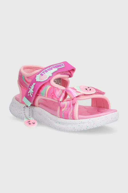 roza Dječje sandale Skechers JUMPSTERS SANDAL SPLASHERZ Za djevojčice