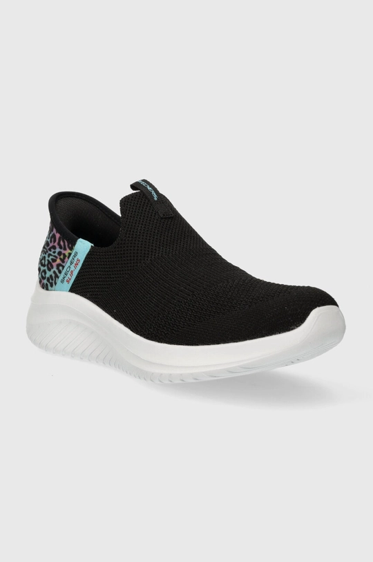 Skechers sneakersy dziecięce ULTRA FLEX 3.0 COLORY WILD czarny