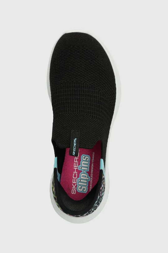 μαύρο Παιδικά αθλητικά παπούτσια Skechers ULTRA FLEX 3.0 COLORY WILD