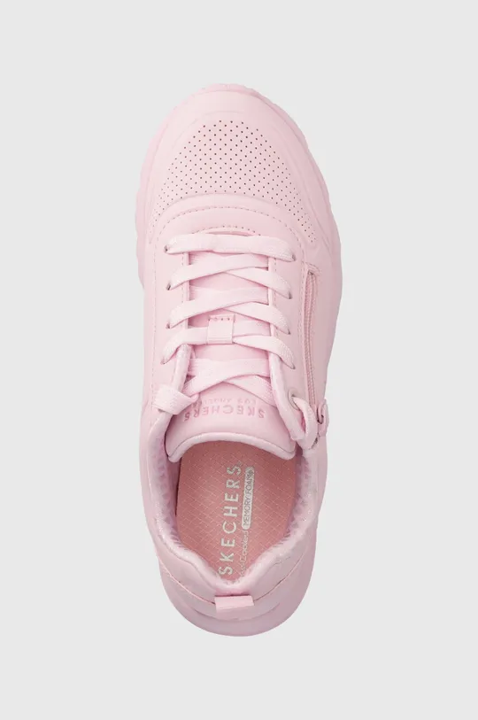 rózsaszín Skechers gyerek sportcipő UNO LITE EASY ZIP