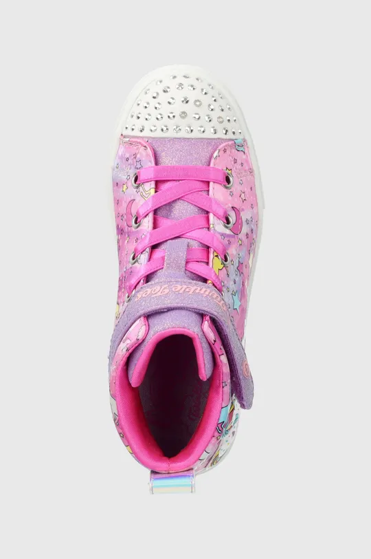 ροζ Παιδικά πάνινα παπούτσια Skechers TWINKLE SPARKS UNICORN DAYDREAM
