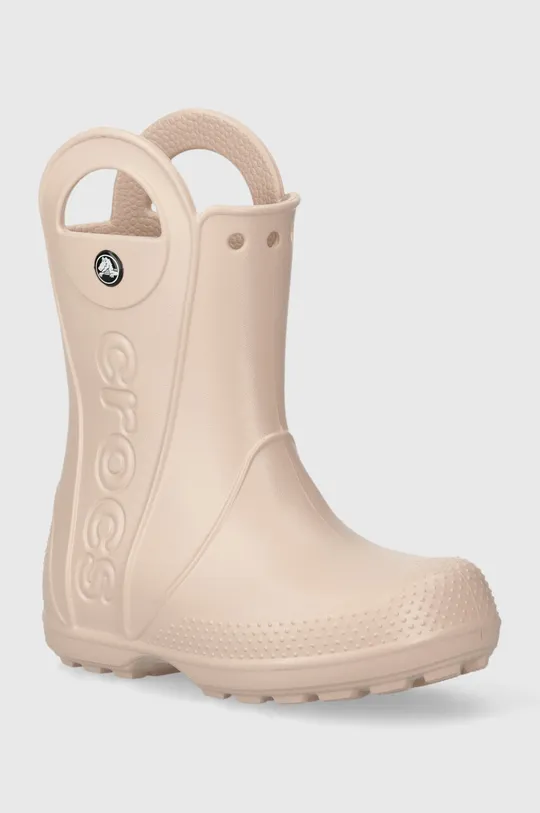 рожевий Гумові чоботи Crocs HANDLE RAIN BOOT Для дівчаток