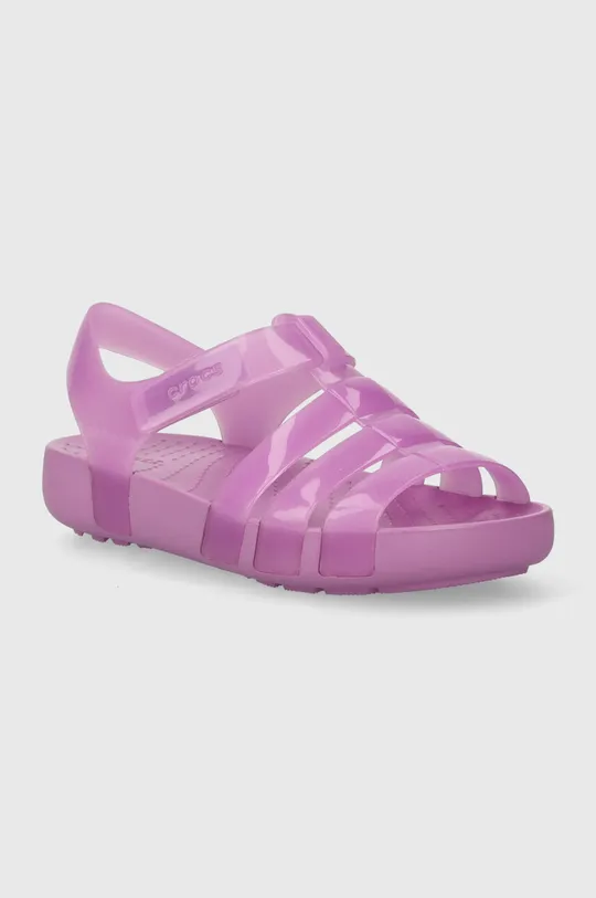 фіолетовий Дитячі сандалі Crocs ISABELLA JELLY SANDAL Для дівчаток