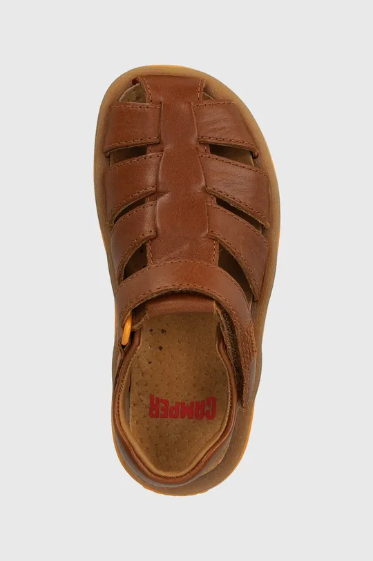 brązowy Camper sandały skórzane dziecięce