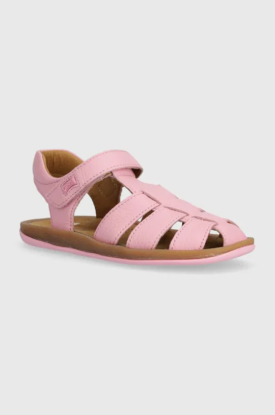 różowy Camper sandały skórzane dziecięce Dziewczęcy