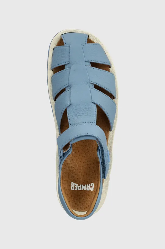 блакитний Дитячі шкіряні сандалі Camper