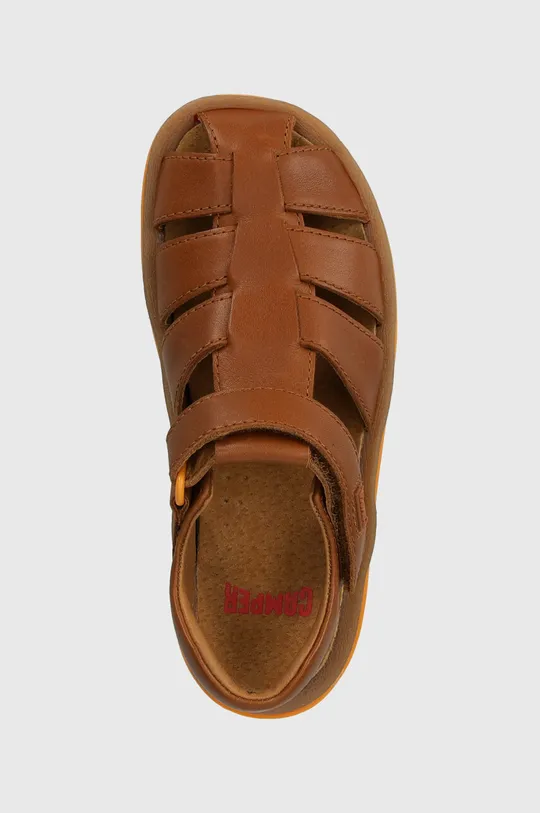 brązowy Camper sandały skórzane dziecięce